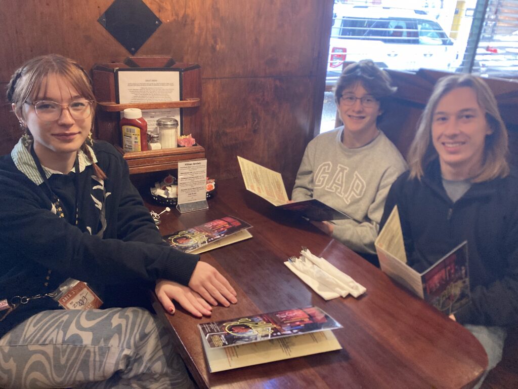 Kids at Village Cafe, Oct. 27, 2025.